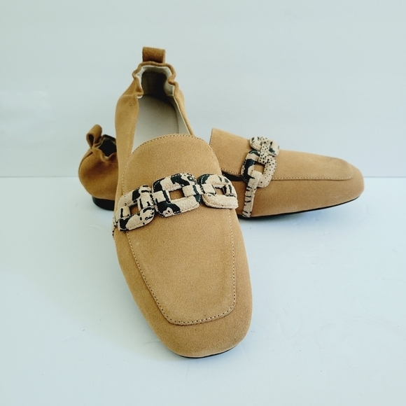 NEW Sanctuary Brown Slip On Suede Loafers Acorn Size 9.5 US - Picture 2 of 8